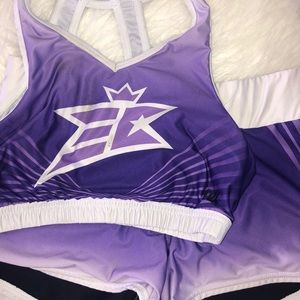 Express Cheer 2018-19 purple practice wear